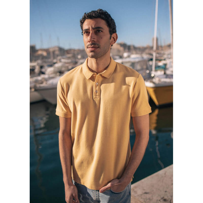 25pe-polo-homme-amical-jaune-coton-bio-1